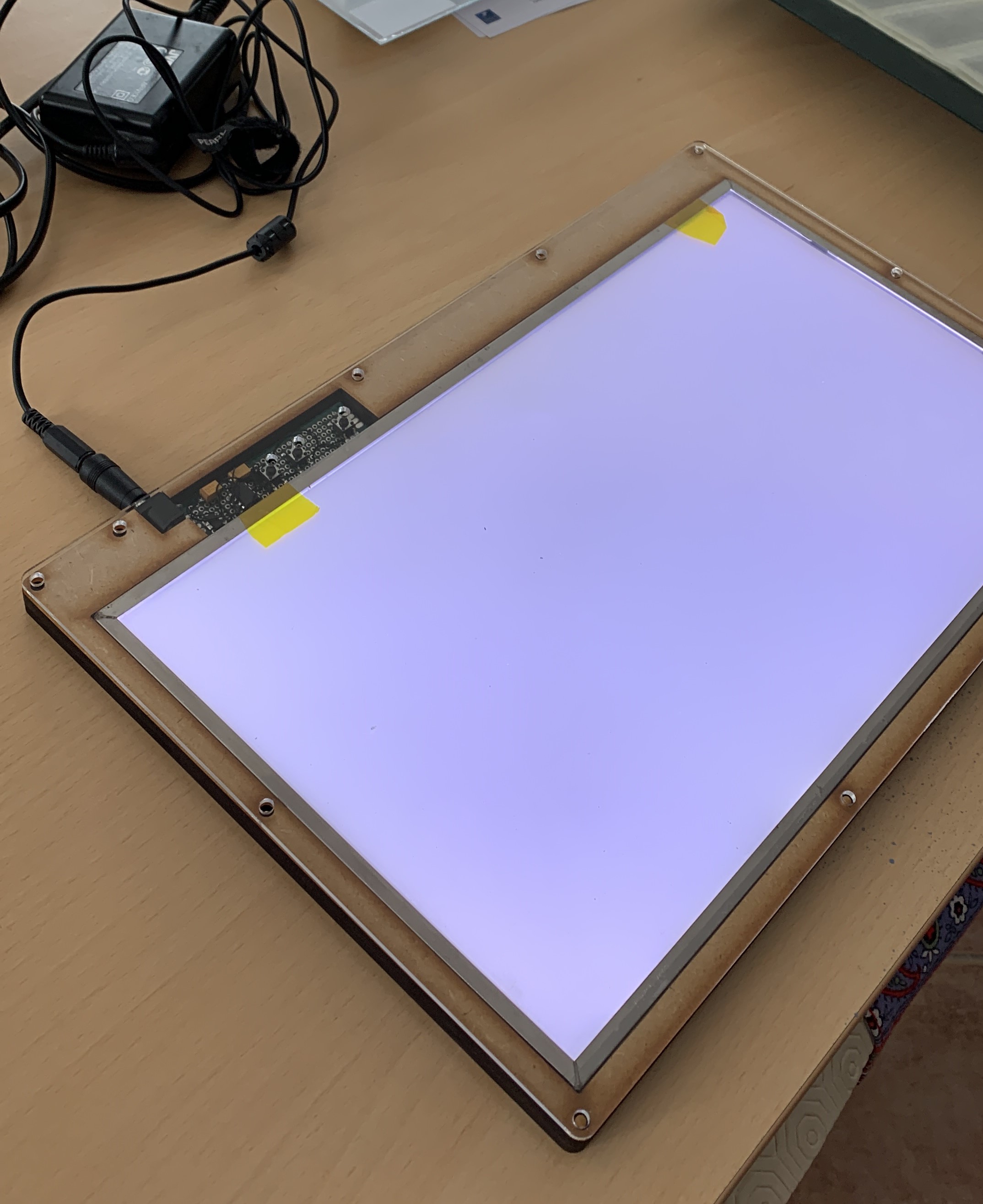 Table lumineuse