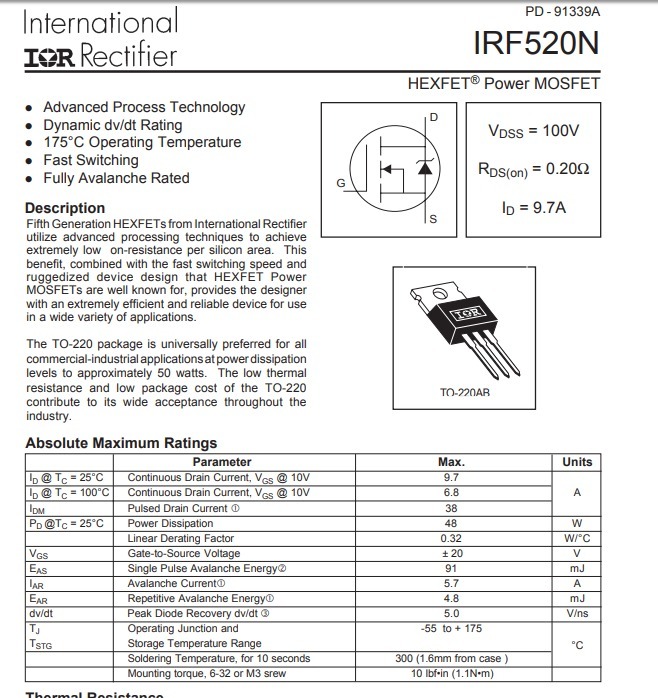 Atelier Extrudeuse Filament Plastique IRF520N datasheet.jpg Atelier Extrudeuse Filament Plastique IRF520N datasheet.jpg