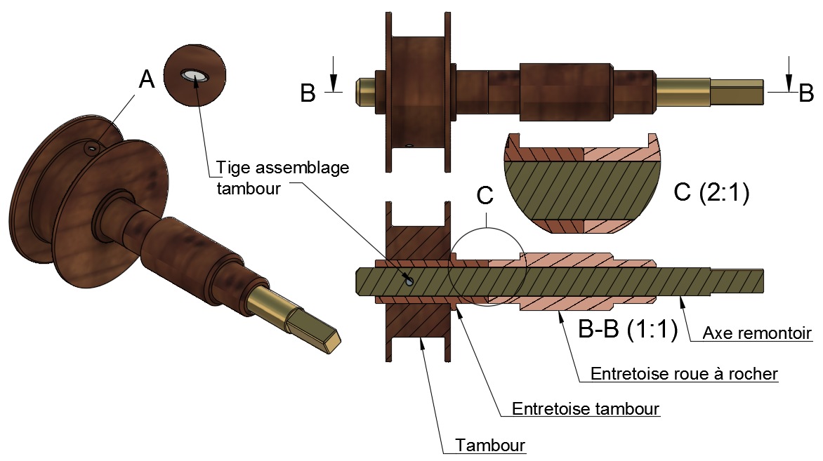 Cr ation d une horloge en bois assemblage-tambour.jpg Cr ation d une horloge en bois assemblage-tambour.jpg