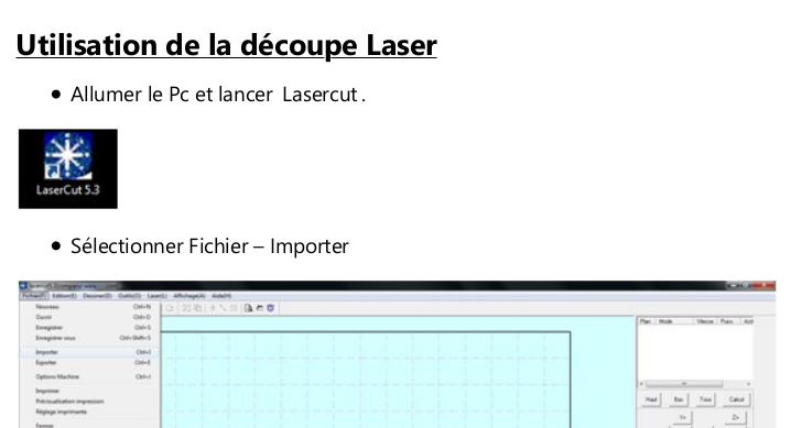 Decoupeuse Laser et Lasercut (tutoriel) Decoupeuse Laser et Lasercut (tutoriel)