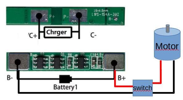 Sauver une visseuse à batterie ou autre appareil sous 4,2V visseuse-shema.png Sauver une visseuse à batterie ou autre appareil sous 4,2V visseuse-shema.png