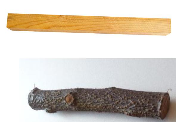 Stylos en bois carrelet et rondin.JPG Stylos en bois carrelet et rondin.JPG